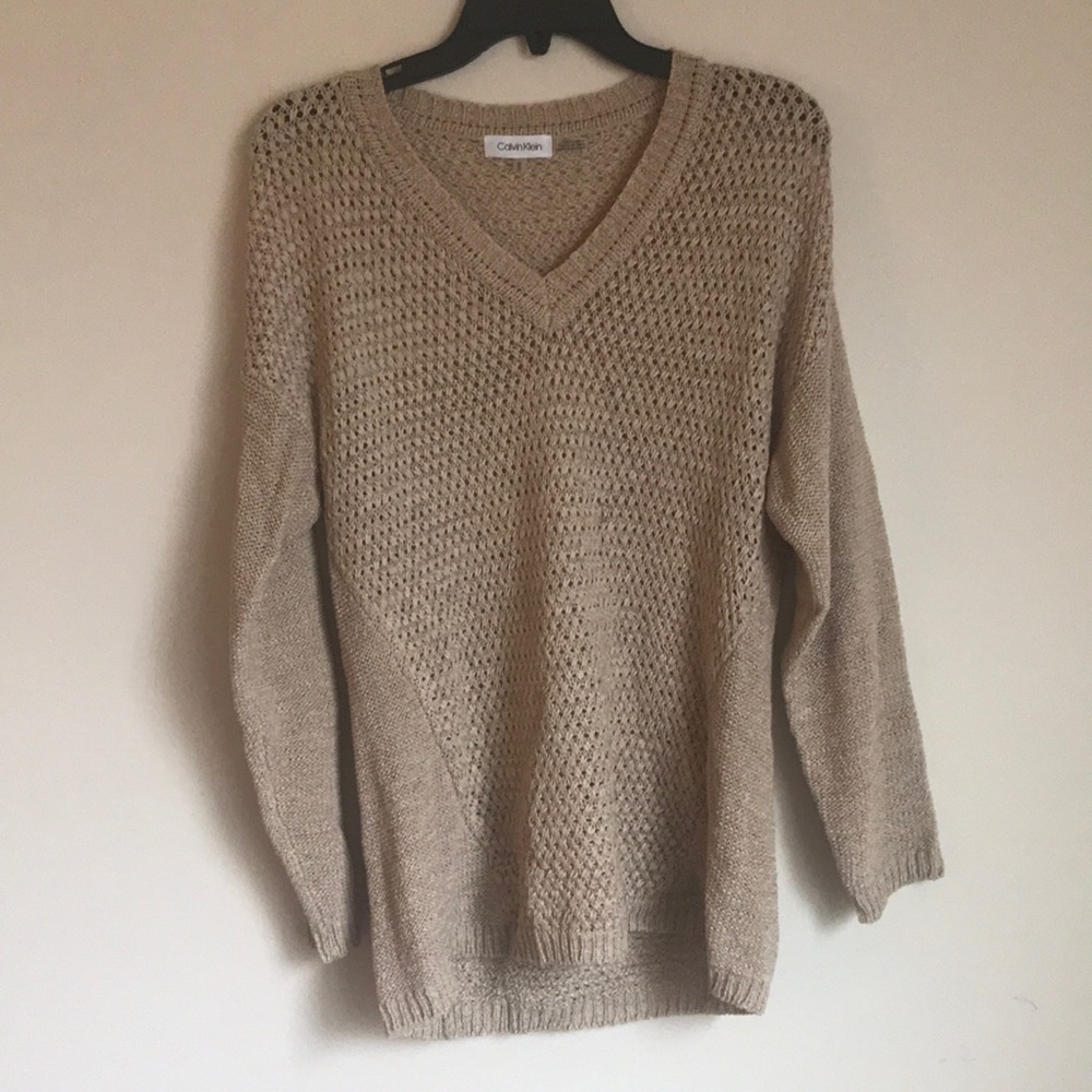 Calvin Klein beige sweater